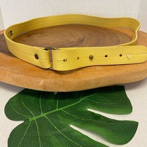 GAP Yelllow Leather Belt Sz:L